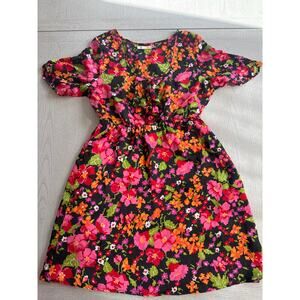 Tulle Floral Dress Coquette Girly Cottagecore Whimisgoth (T)